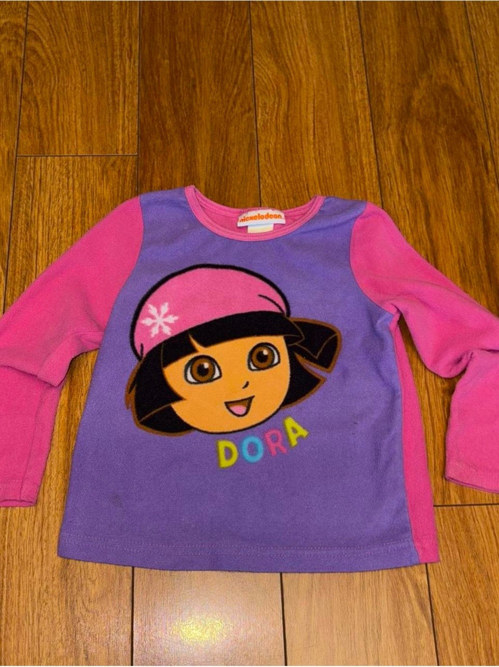Y2K Dora the Explorer long sleeve fleece shirt